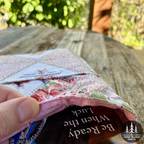 Patchwork Rose Large Book Sleeve