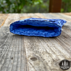 Handmade Quilted Medium Book Sleeve – Blue-tiful