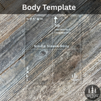 Kindle Sleeve Template Set | Acrylic Quilting Pattern for Book Sleeve with Optional Pocket