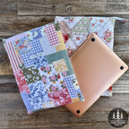 Strawberry Patch Handmade Quilted Laptop Sleeve 13"