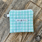 Garden Gingham Keychain Wallet