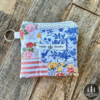 Patchwork Picnic Keychain Wallet