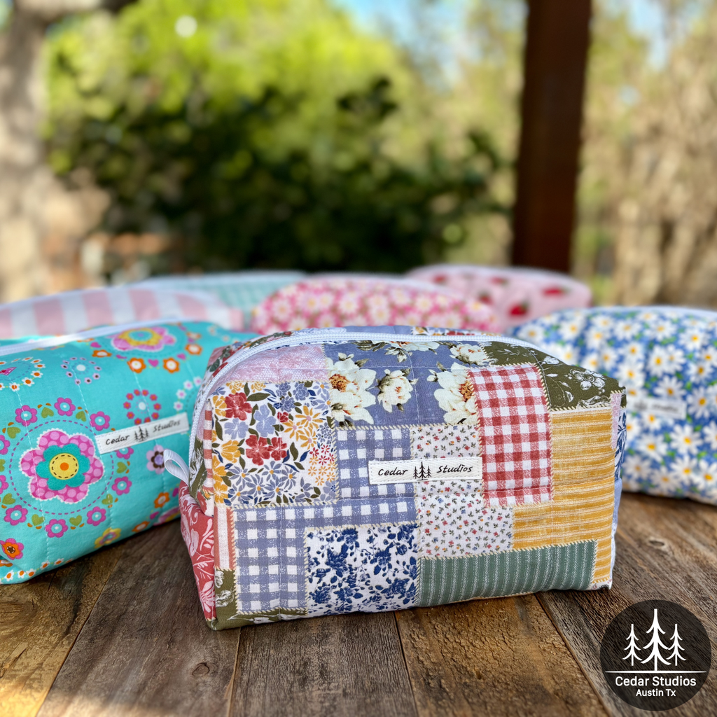 Beachside Stripe Makeup Bag
