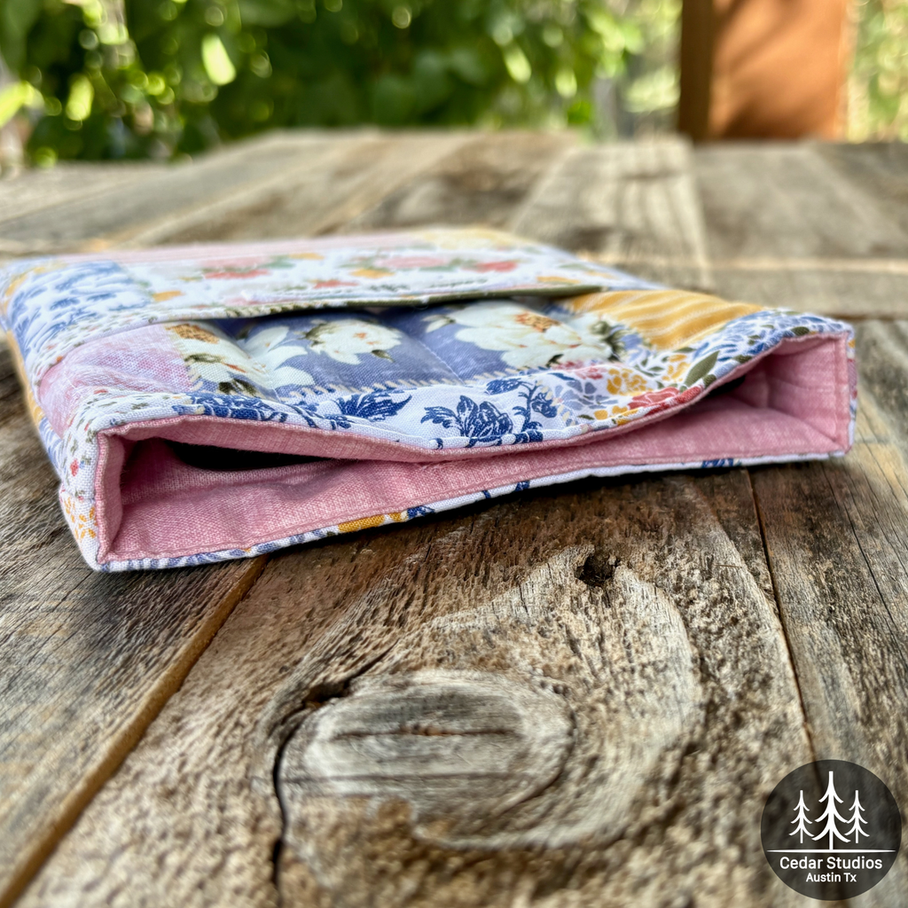 Patchwork Picnic Quilted Kindle Sleeve
