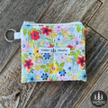 Wild Flowers Keychain Wallet
