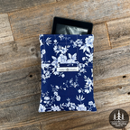 Handmade Quilted Kindle Sleeve - Blue-tiful