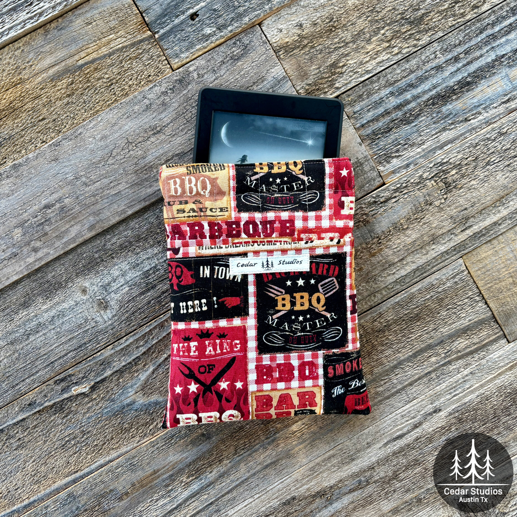 BBQ Quilted Kindle Sleeve