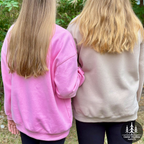 Faith Hand Sewn Appliqué Oversized Sweatshirt
