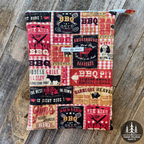 BBQ Time Handmade Quilted Laptop Sleeve 13"