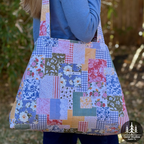 Patchwork Picnic Quilted Weekender Tote Bag