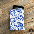 Handmade Quilted Kindle Sleeve - Blue-tiful