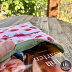 Strawberry Patch Large Book Sleeve