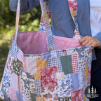 Patchwork Picnic Quilted Weekender Tote Bag