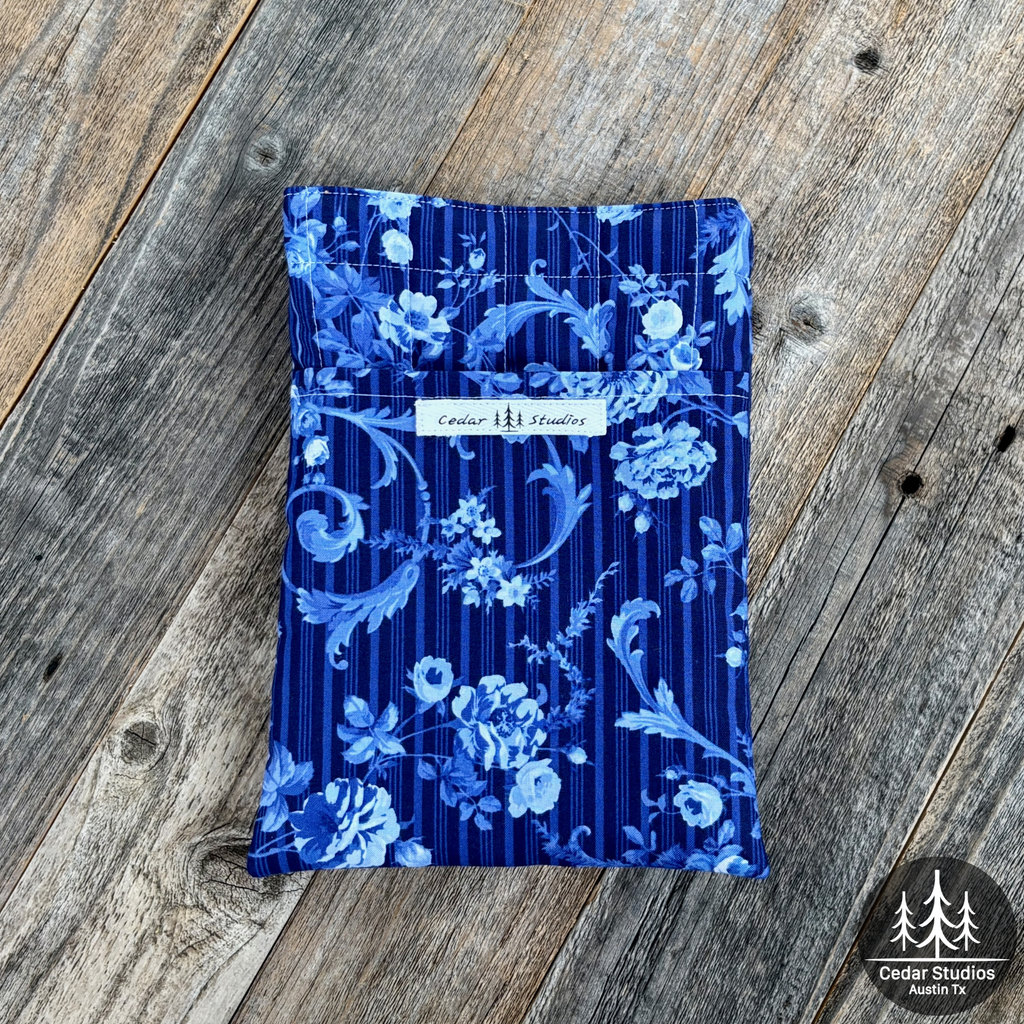 Handmade Quilted Kindle Sleeve - Blue-tiful