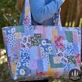Patchwork Picnic Quilted Weekender Tote Bag