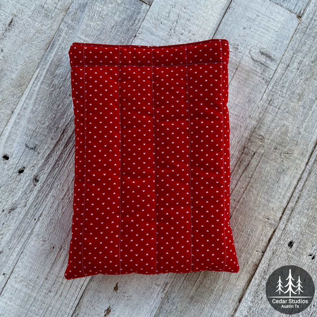 Two of Hearts Medium Book Sleeve