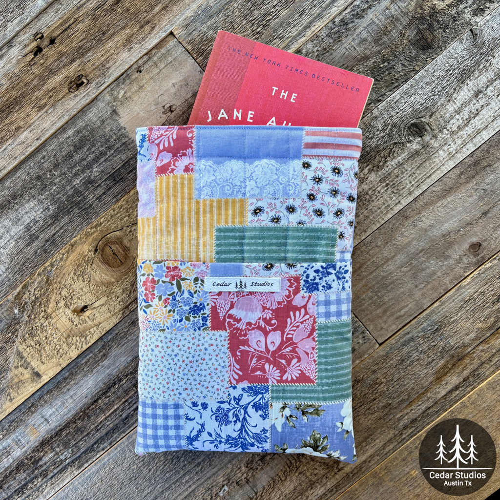 Patchwork Picnic Medium Book Sleeve