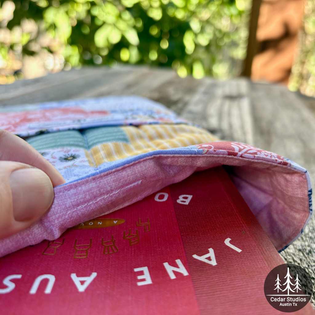 Patchwork Picnic Medium Book Sleeve