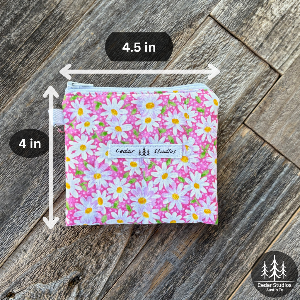 Patchwork Picnic Keychain Wallet