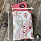 Patchwork Rose Medium Book Sleeve
