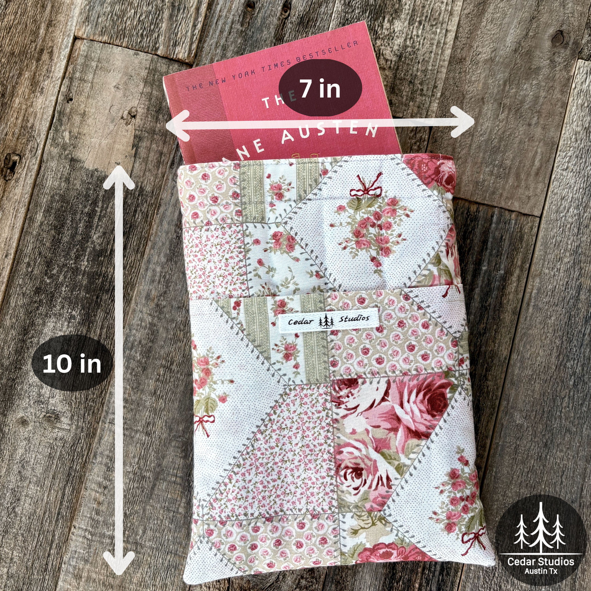 Patchwork Picnic Medium Book Sleeve