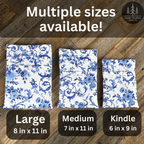 Handmade Quilted Kindle Sleeve - Blue-tiful